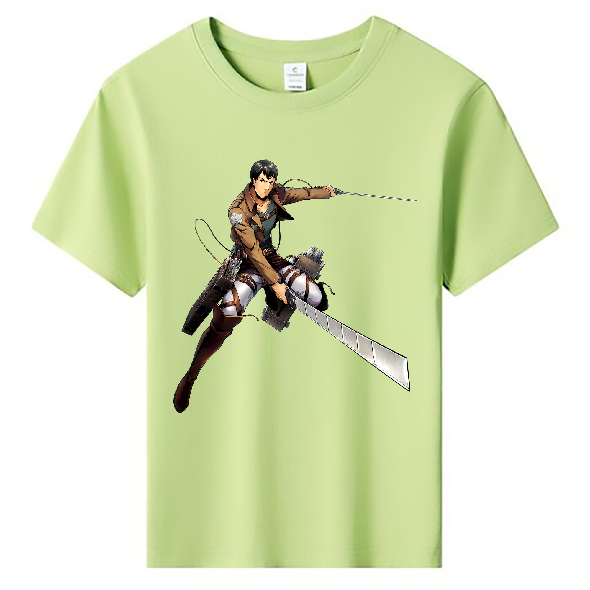 （画像用） 進撃の巨人 ベルトルト・フーバー Attack on Titan Bertholdt Hoover 綿100％キッズTシャツ（フロントプリント）